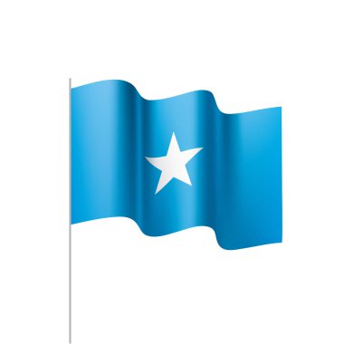 Somali bayrağı, vektör çizim