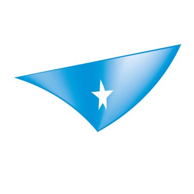 Somali bayrağı, vektör çizim