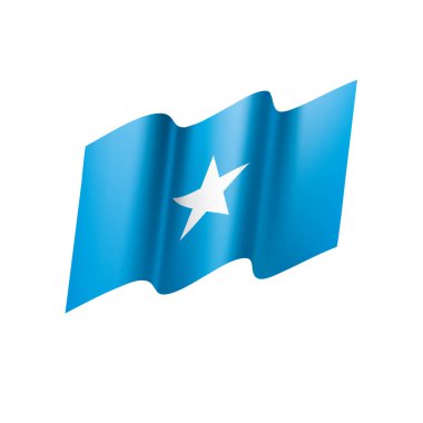 Somali bayrağı, vektör çizim