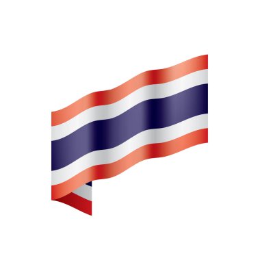 Tayland bayrağı, vektör çizim