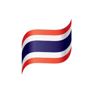 Tayland bayrağı, vektör çizim