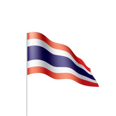 Tayland bayrağı, vektör çizim