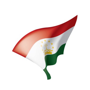 Tacikistan bayrağı, vektör çizim