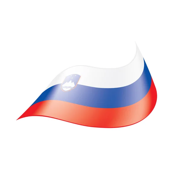 Slovenia flag, vector illustration — Stock Vector