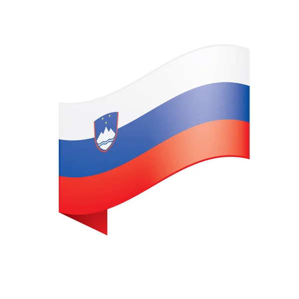 Flaga Słowenii, ilustracji wektorowych — Wektor stockowy