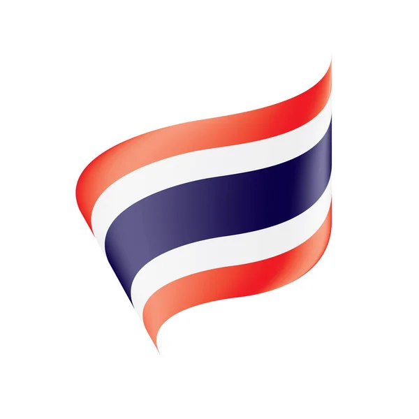 Thailändische Flagge, Vektorillustration — Stockvektor