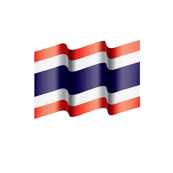 Thailand flagga, vektorillustration — Stock vektor