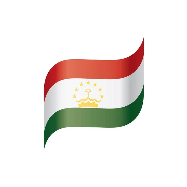 Tadschikistan Flagge, Vektorillustration — Stockvektor
