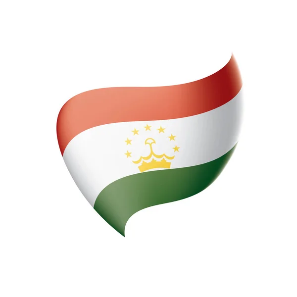 Tádzsikisztán zászló, vektoros illusztráció — Stock Vector