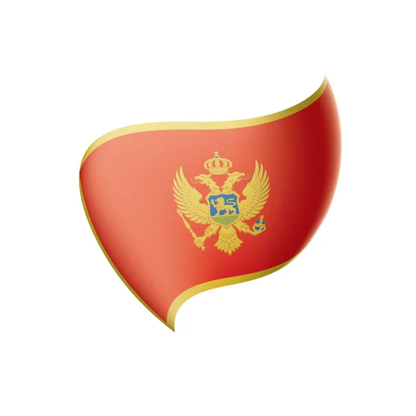 Montenegro flag, vector illustration — Stock Vector