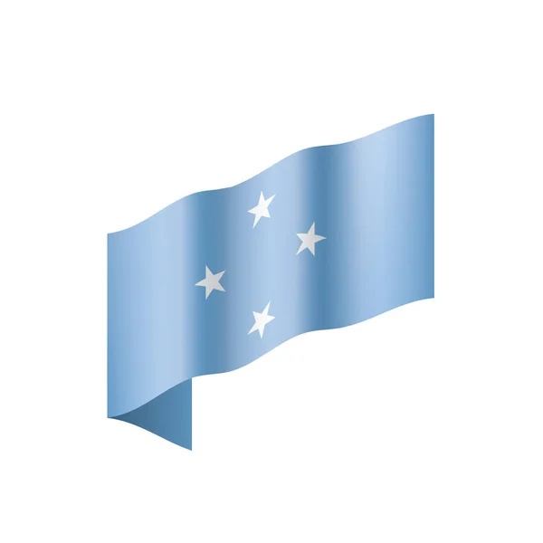 Estados Federados Bandera de Micronesia — Vector de stock