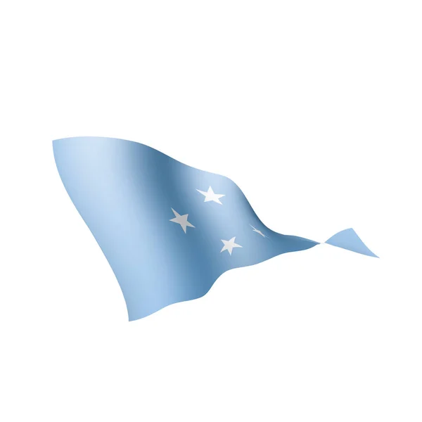 Estados Federados Bandera de Micronesia — Vector de stock