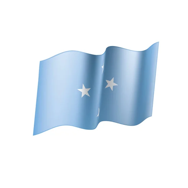 Estados Federados Bandera de Micronesia — Archivo Imágenes Vectoriales