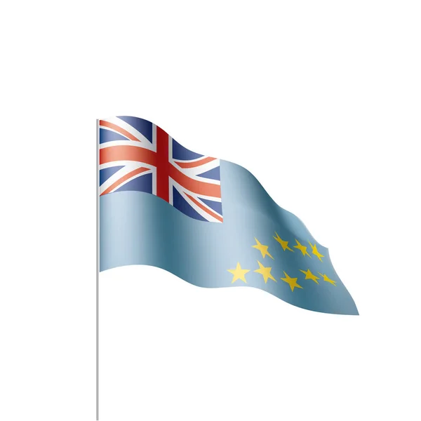 Bandera de Tuvalu, ilustración vectorial — Archivo Imágenes Vectoriales
