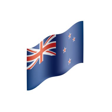Yeni Zelanda bayrağı, vektör çizim