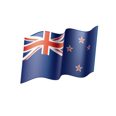 Yeni Zelanda bayrağı, vektör çizim