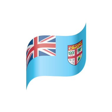 Fiji bayrak, vektör çizim