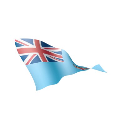 Fiji bayrak, vektör çizim