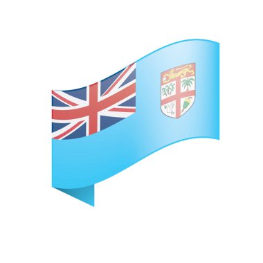Fiji bayrak, vektör çizim