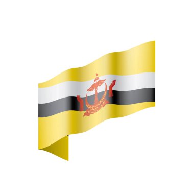 bayrak, beyaz bir arka plan üzerinde vektör çizim