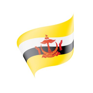 bayrak, beyaz bir arka plan üzerinde vektör çizim