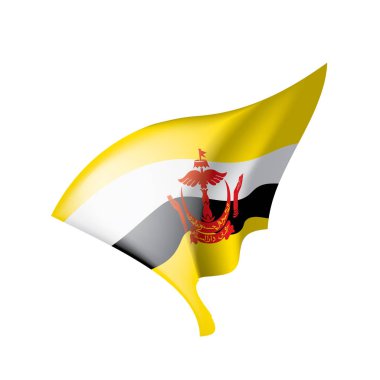 bayrak, beyaz bir arka plan üzerinde vektör çizim