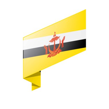 bayrak, beyaz bir arka plan üzerinde vektör çizim