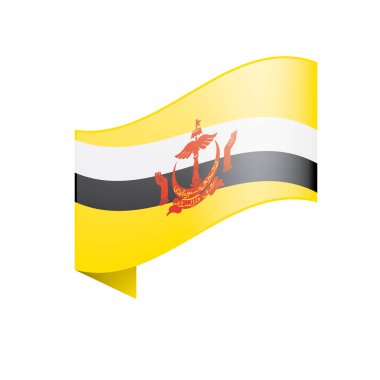 bayrak, beyaz bir arka plan üzerinde vektör çizim