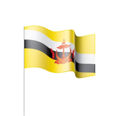 bayrak, beyaz bir arka plan üzerinde vektör çizim