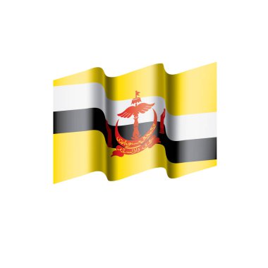 bayrak, beyaz bir arka plan üzerinde vektör çizim