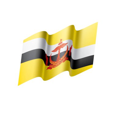 bayrak, beyaz bir arka plan üzerinde vektör çizim