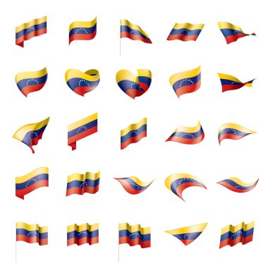 Venezuela bayrağı, vektör illüstrasyonu