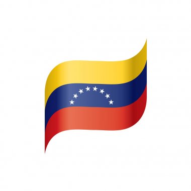 Venezuela bayrağı, vektör illüstrasyonu