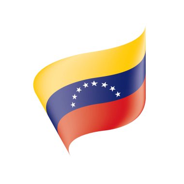 Venezuela bayrağı, vektör illüstrasyonu