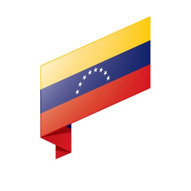 Venezuela bayrağı, vektör illüstrasyonu