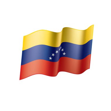 Venezuela bayrağı, vektör illüstrasyonu