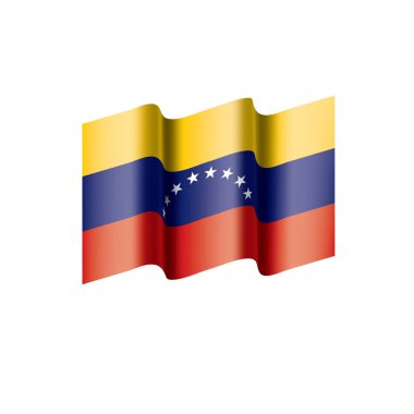 Venezuela bayrağı, vektör illüstrasyonu