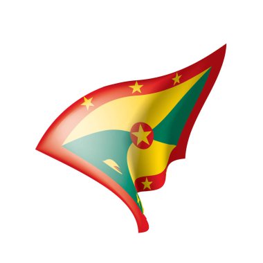 Grenada bayrağı, vektör çizim