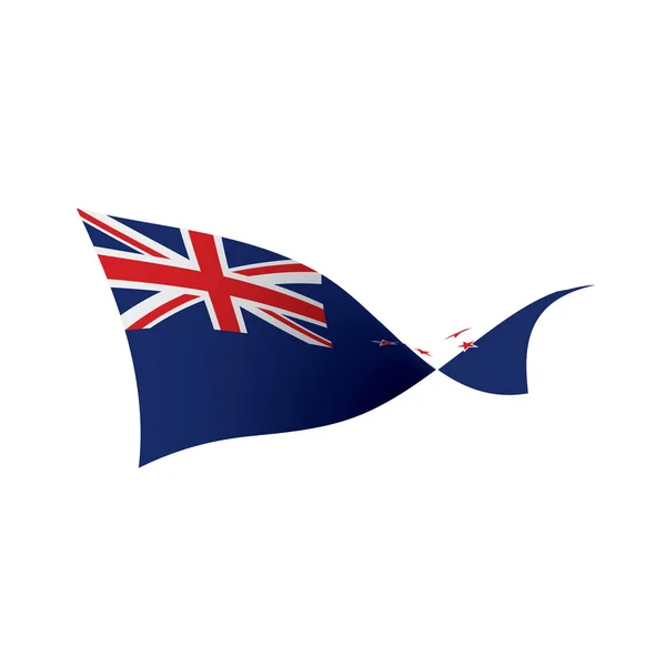 Nový Zéland vlajka, vektorové ilustrace — Stockový vektor