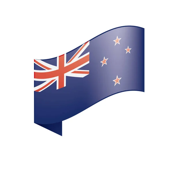 Neuseeland-Flagge, Vektorillustration — Stockvektor