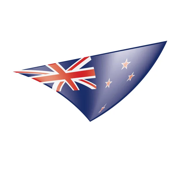 Флаг Новой Зеландии, векторная иллюстрация — стоковый вектор