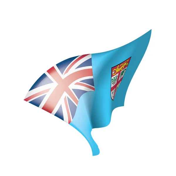 Bandera de Fiji, ilustración vectorial — Vector de stock