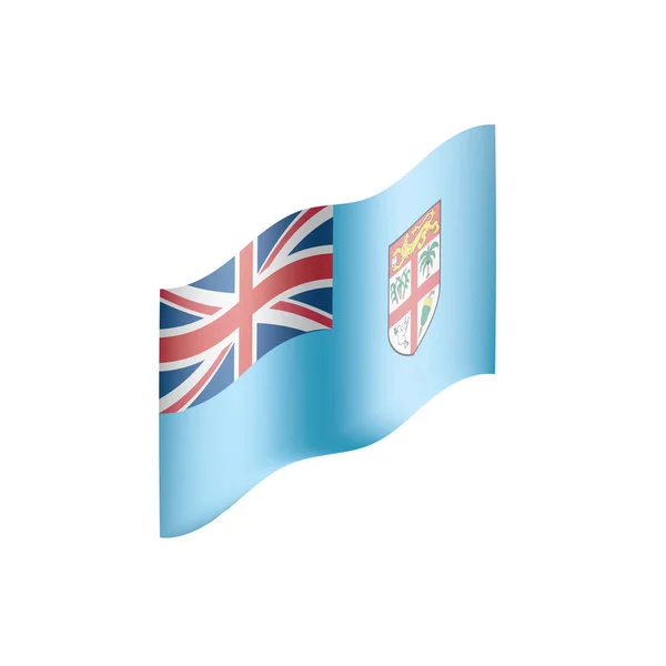 De vlag van Fiji, vectorillustratie — Stockvector