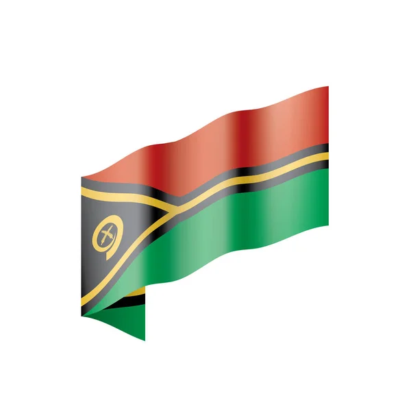 Flaga Vanuatu, ilustracji wektorowych — Wektor stockowy