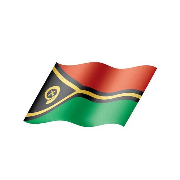 Bendera Vanuatu, ilustrasi vektor - Stok Vektor