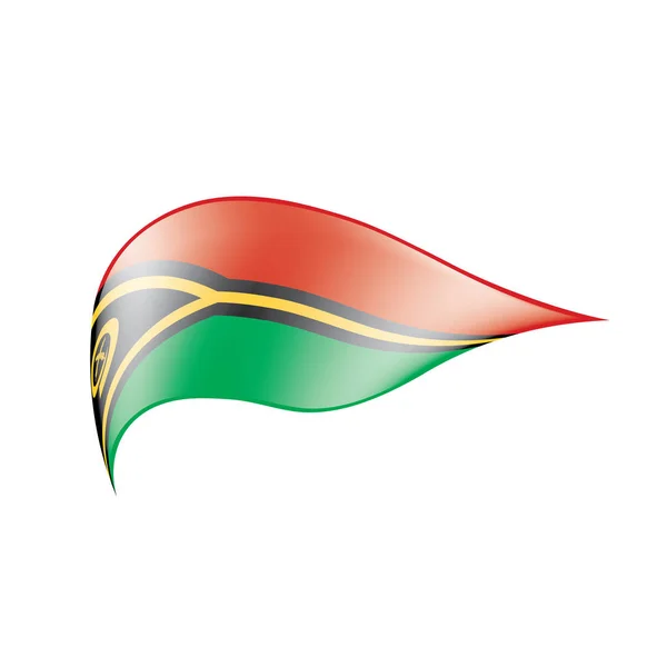 Flaga Vanuatu, ilustracji wektorowych — Wektor stockowy