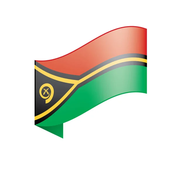 Bandeira de Vanuatu, ilustração vetorial —  Vetores de Stock