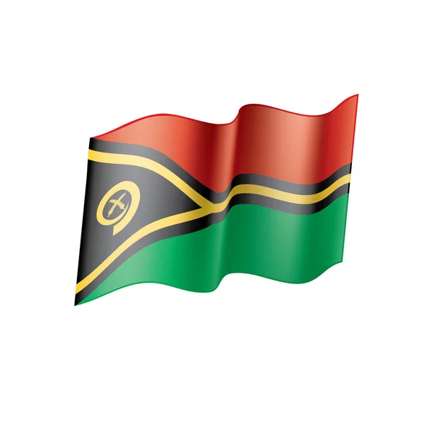 Flaga Vanuatu, ilustracji wektorowych — Wektor stockowy