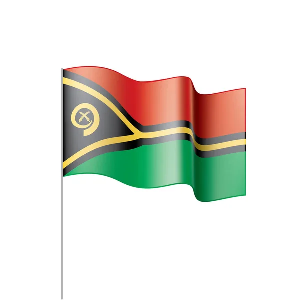 Flaga Vanuatu, ilustracji wektorowych — Wektor stockowy