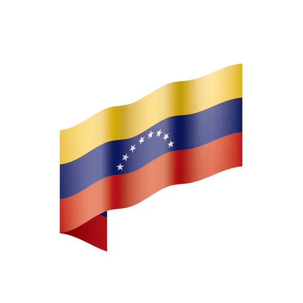 Bandera de Venezuela, vector de ilustración — Vector de stock